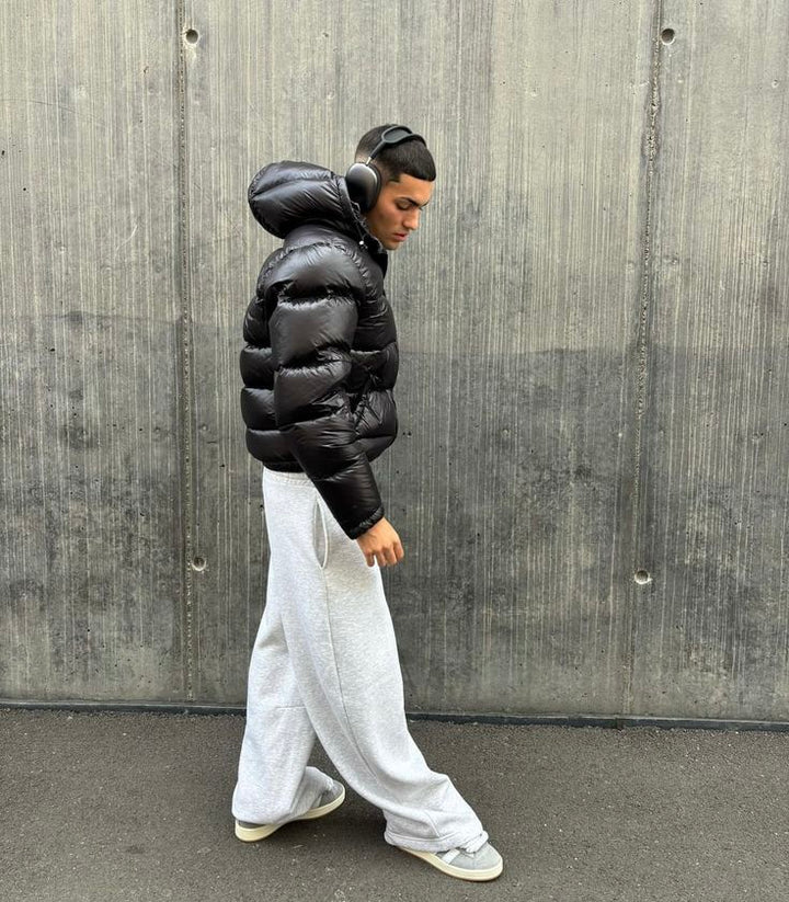 Men's Duck Down Puffer Jacket - Reliable Winter Warmth