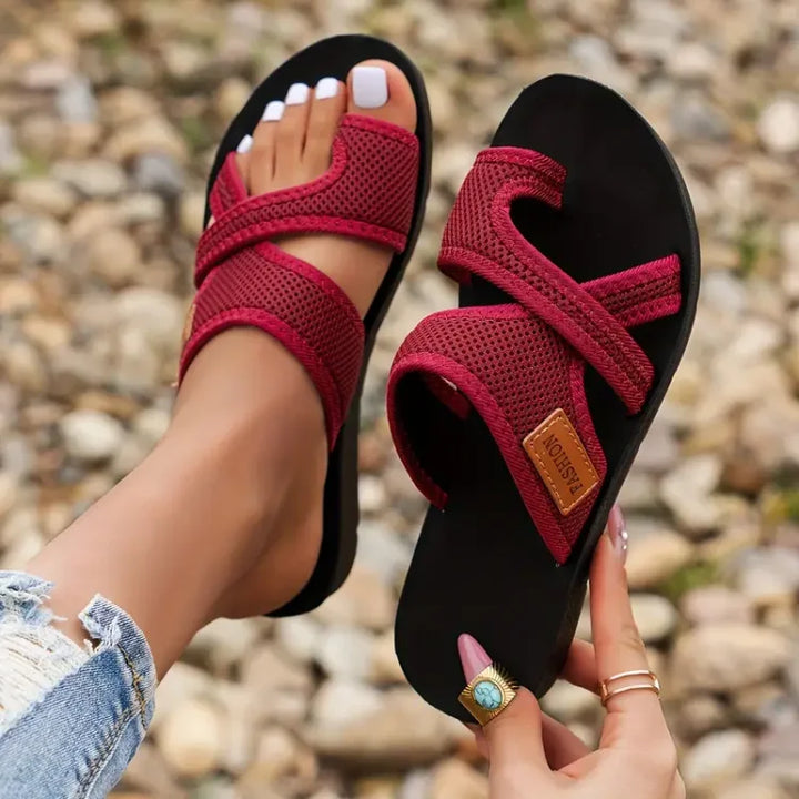 Women's Celia Perforated Mesh Sandals - Lightweight & Comfortable
