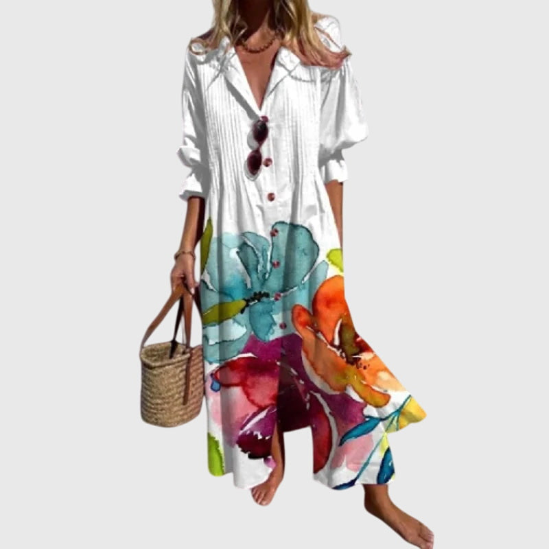 Women's Bohemian Dress - Flowy & Elegant for Summer