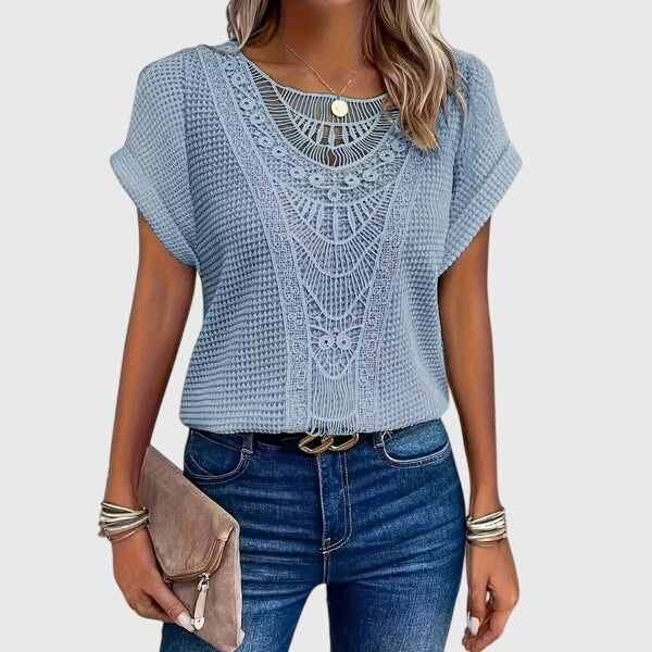 Women's Ibiza Style Blouse - Elegant & Lightweight
