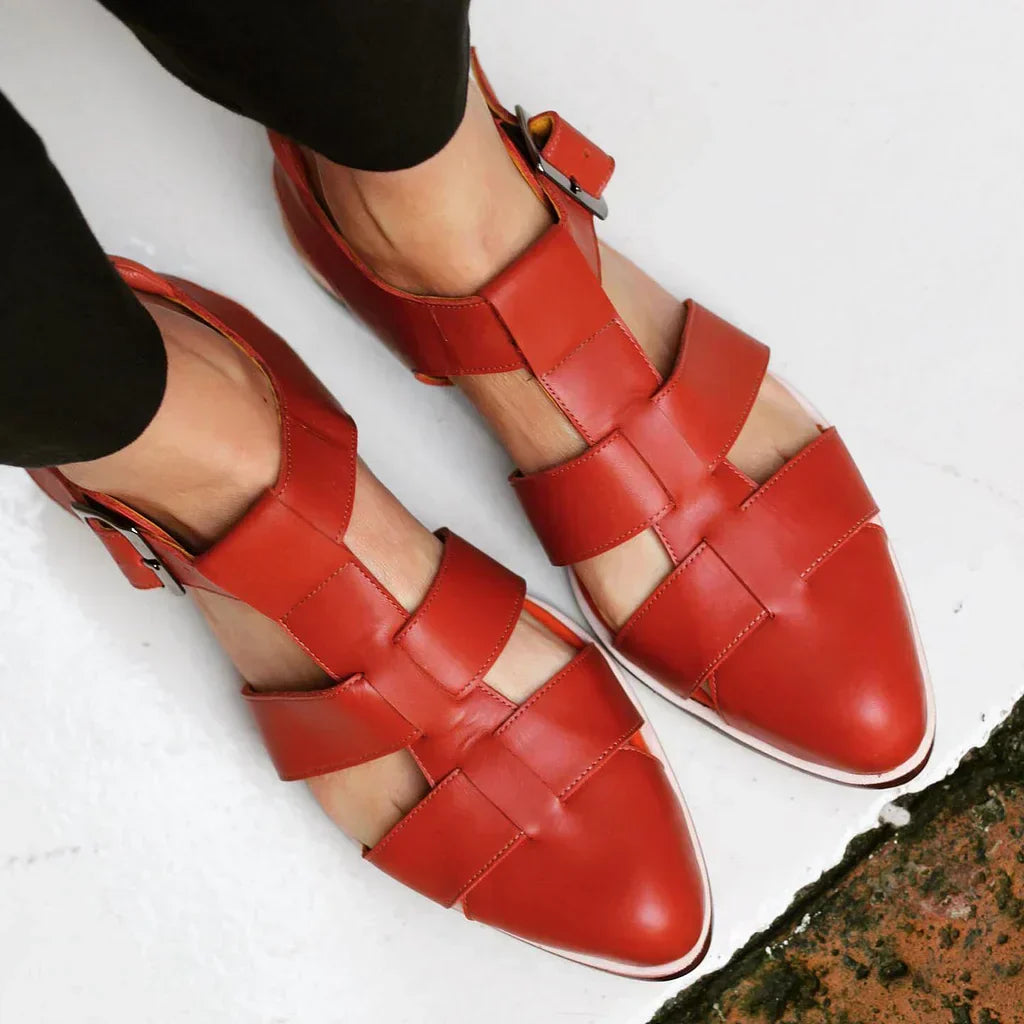 Women's Woven Flat Sandals - Effortless Everyday Style