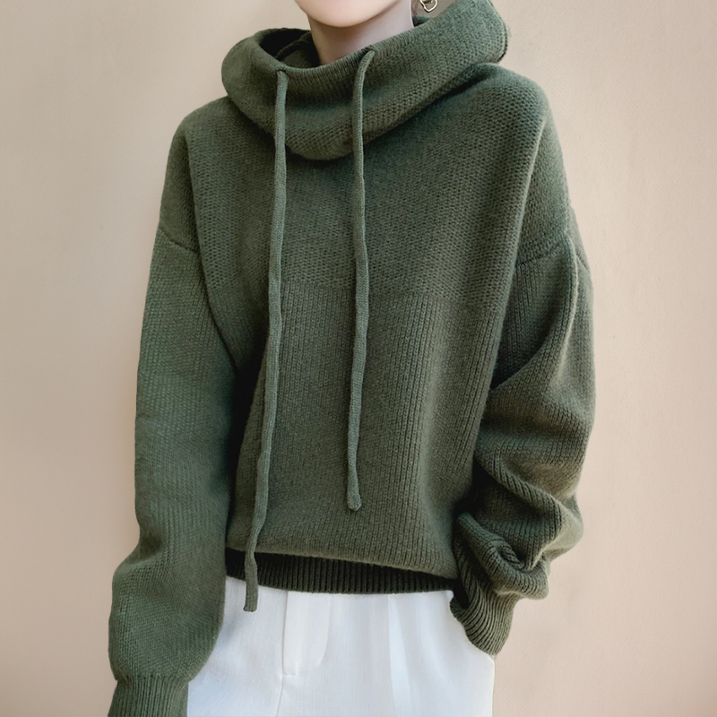 Women's Merino Wool Turtleneck Sweater - Cozy & Sophisticated
