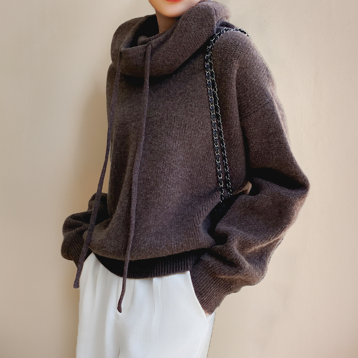 Women's Merino Wool Turtleneck Sweater - Cozy & Sophisticated