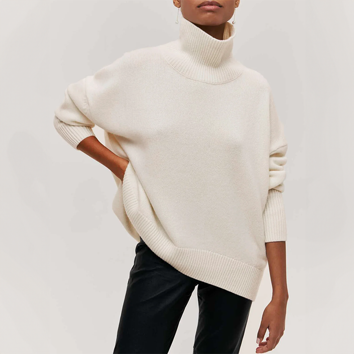 Women's Amelia Elegant Knitted Sweater - Timeless Winter Warmth