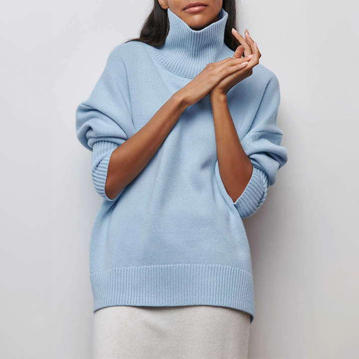 Women's Amelia Elegant Knitted Sweater - Timeless Winter Warmth