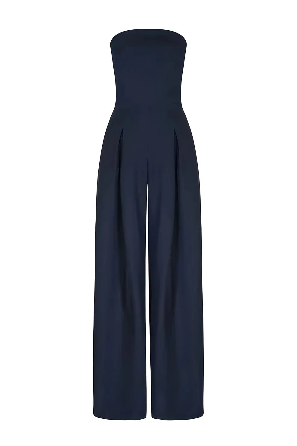 Women's Strapless Jumpsuit - Sculpted Silhouette & Elegant Fit
