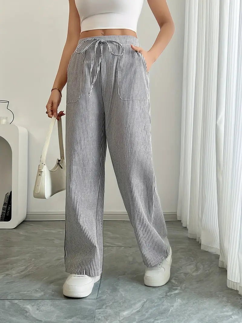 Women's Drawstring Pants - Effortless Everyday Style