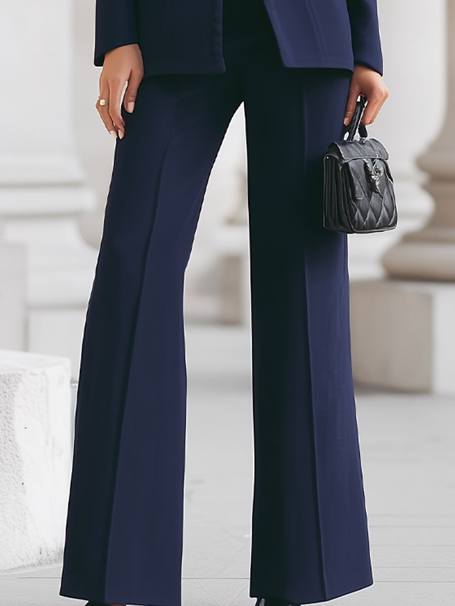 Women's Tailored Blazer & Trouser Suit Set - Timeless Elegance
