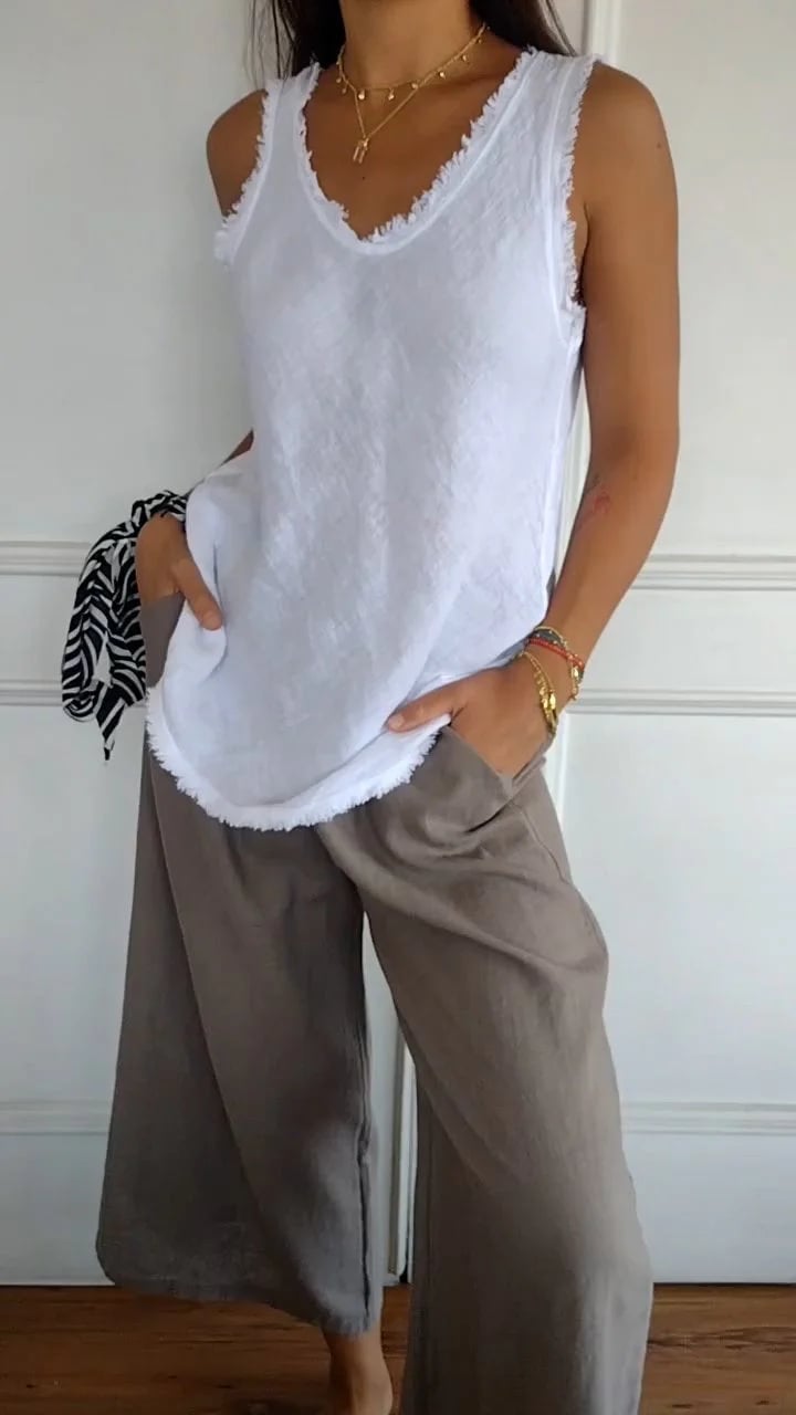 Women's Aeliana V-Neck Vest – Soft, Breathable Layering Piece