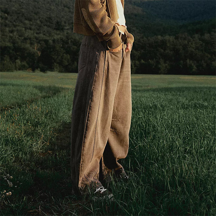 Women's Cotton Wide-Leg Jeans - Effortless Everyday Style