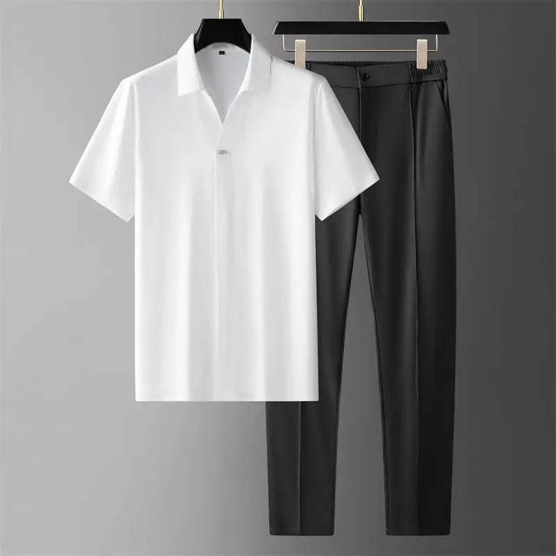 Men's Cotton-Linen Summer Set - Effortless Warm-Weather Style