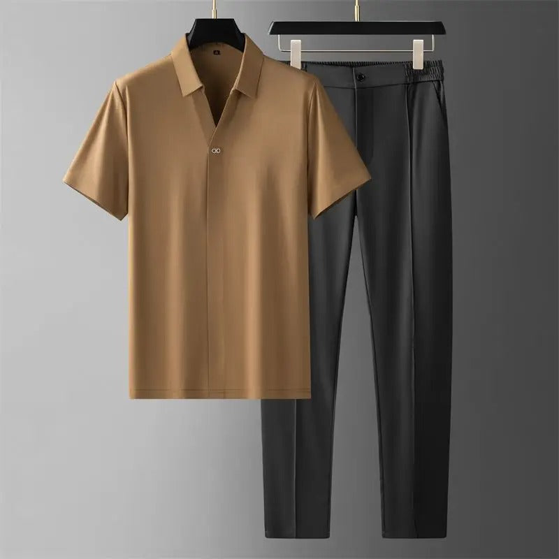 Men's Cotton-Linen Summer Set - Effortless Warm-Weather Style