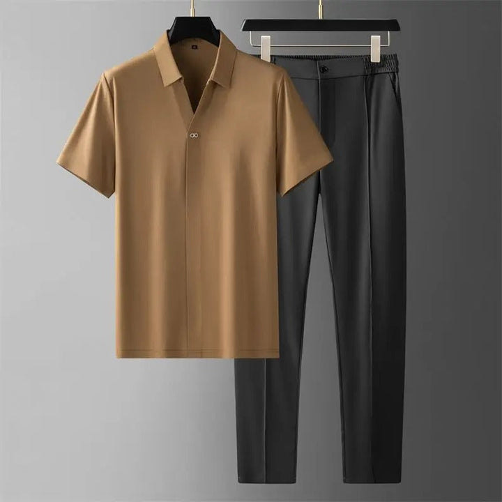 Men's Cotton-Linen Summer Set - Effortless Warm-Weather Style