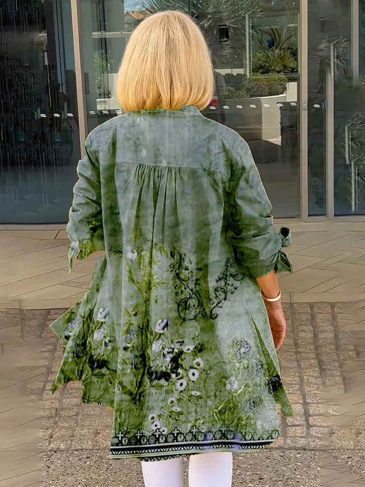 Women's Floral Button Shirt - Effortless Everyday Style