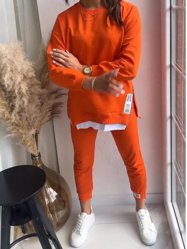 Women's Casual Sweatshirt & Jogger Set - Everyday Lounging