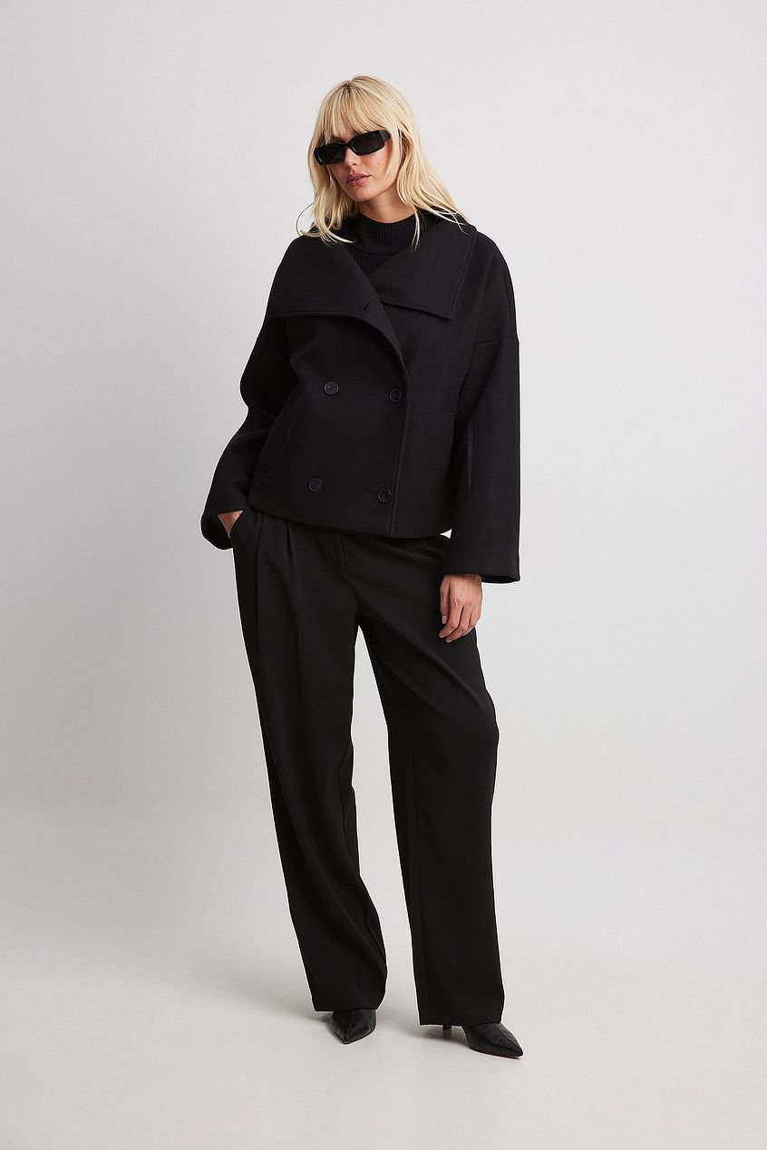 Women's Cotton-Polyester Double-Breasted Trench Coat