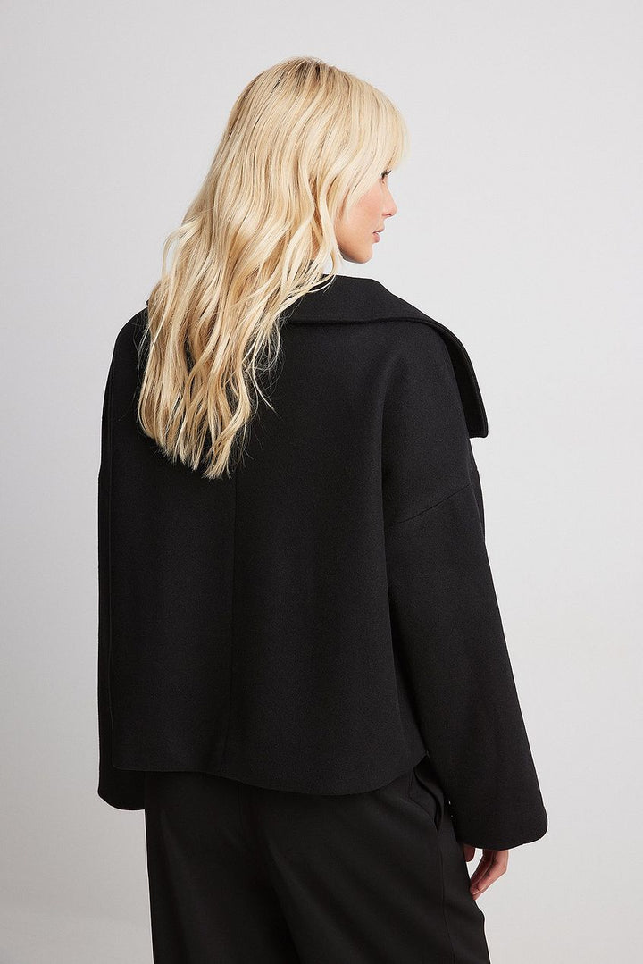 Women's Cotton-Polyester Double-Breasted Trench Coat