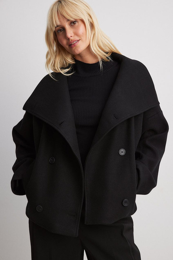 Women's Cotton-Polyester Double-Breasted Trench Coat