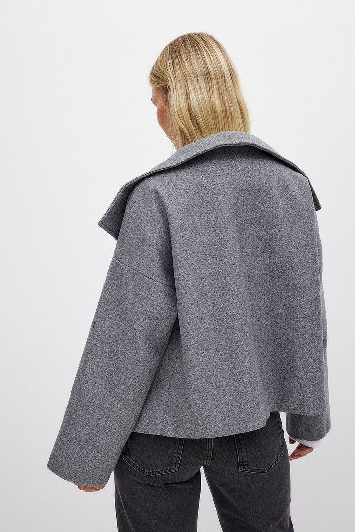 Women's Cotton-Polyester Double-Breasted Trench Coat