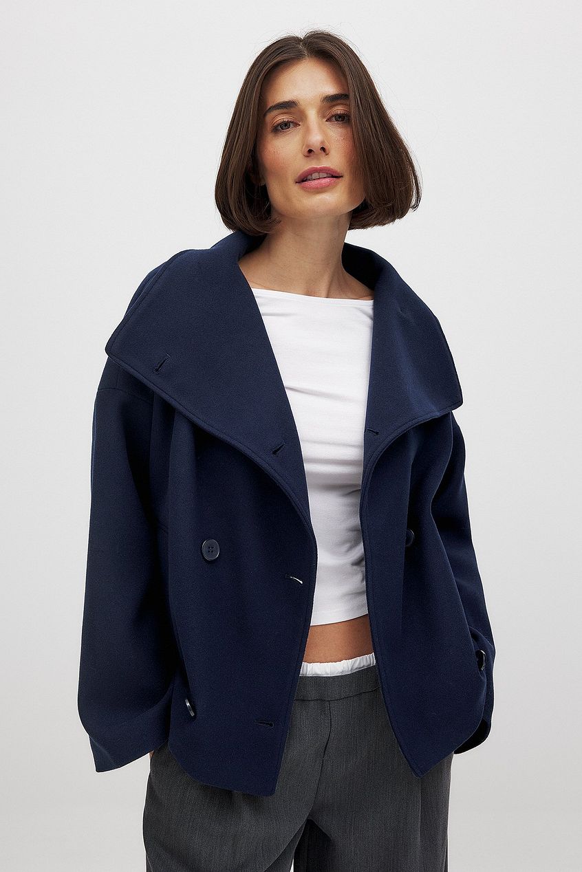 Women's Cotton-Polyester Double-Breasted Trench Coat