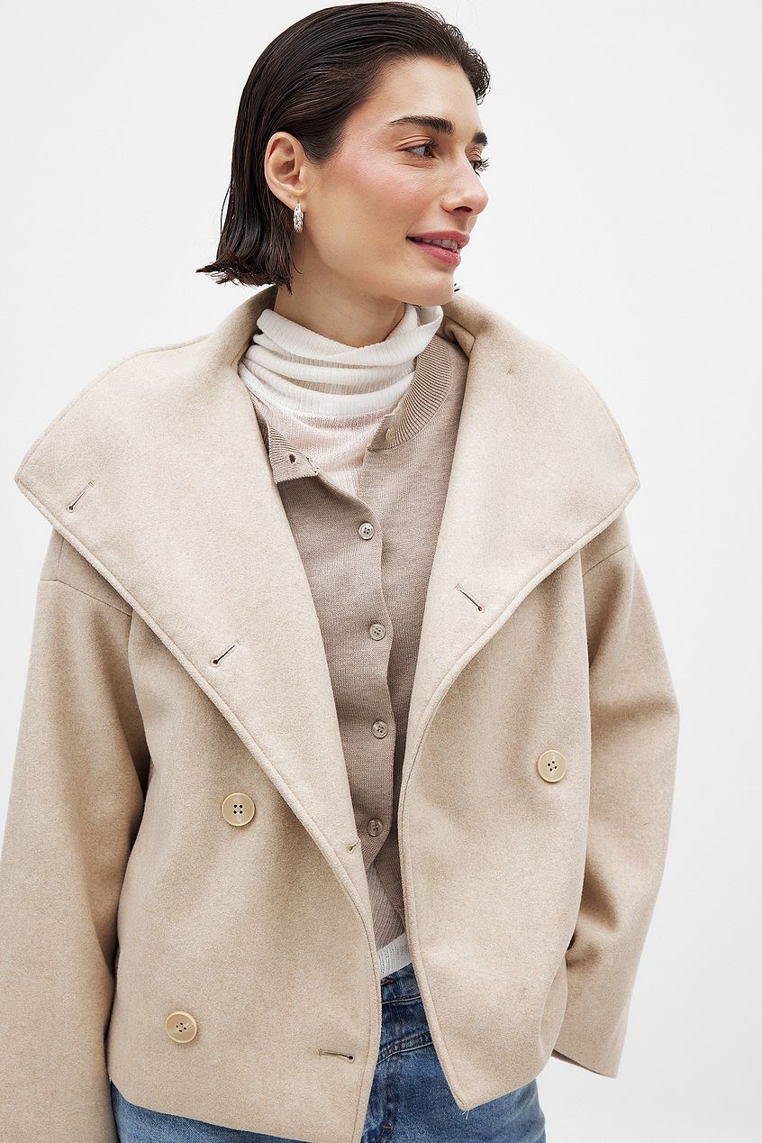 Women's Cotton-Polyester Double-Breasted Trench Coat