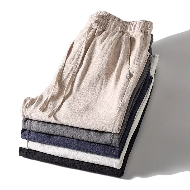 Men's Linen-Cotton Trousers – Breathable Summer Tailoring