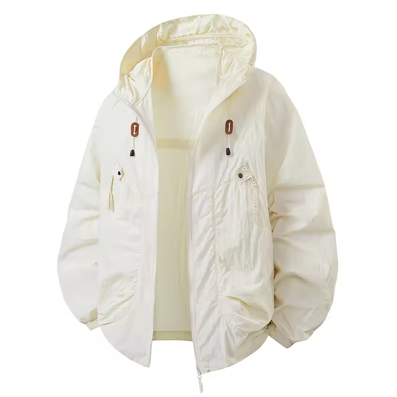Women's Waterproof Windbreaker Jacket with Adjustable Hood