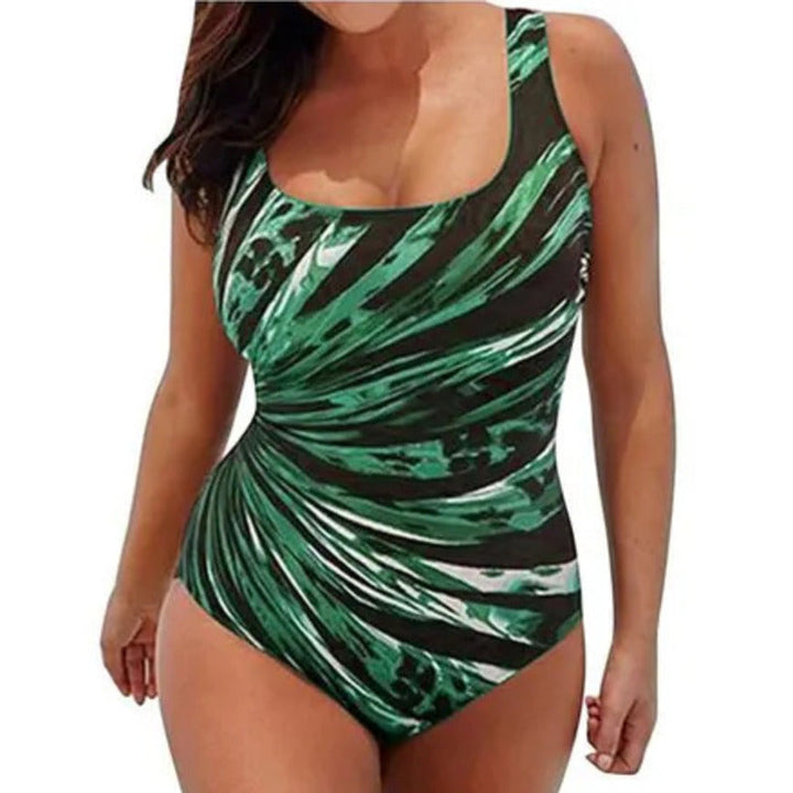 Women's Stylized Print Swimsuit - Summer Beach Essential