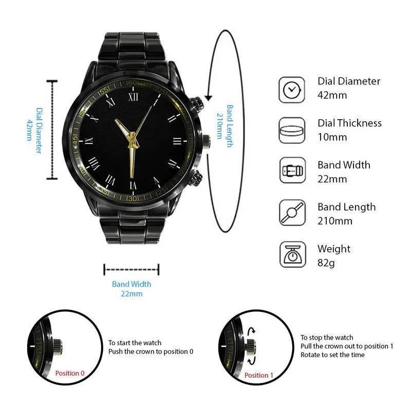 Men's Jose Vintage Watch – Stainless Steel Quartz Wristwatch