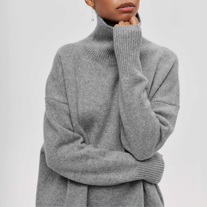 Women's Amelia Elegant Knitted Sweater - Timeless Winter Warmth