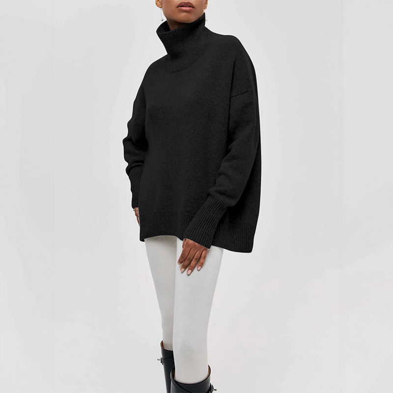 Women's Amelia Elegant Knitted Sweater - Timeless Winter Warmth