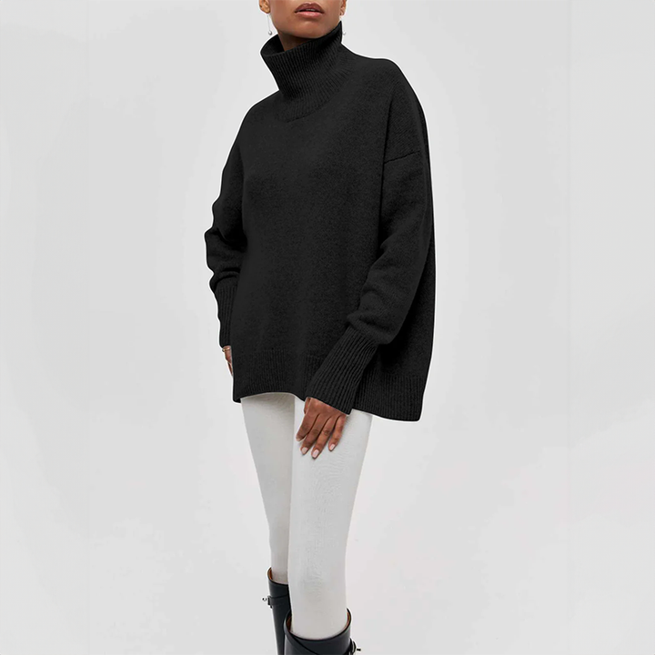 Women's Amelia Elegant Knitted Sweater - Timeless Winter Warmth