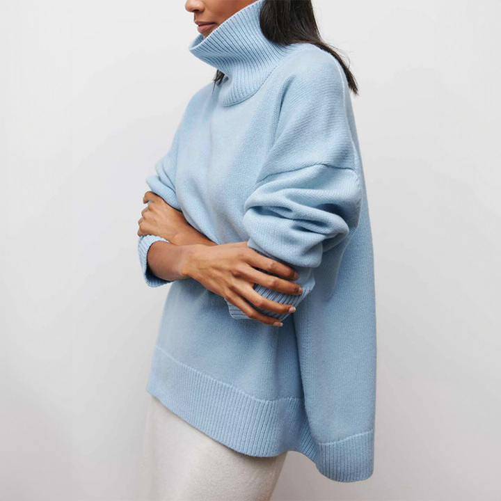 Women's Amelia Elegant Knitted Sweater - Timeless Winter Warmth