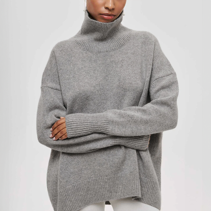 Women's Amelia Elegant Knitted Sweater - Timeless Winter Warmth