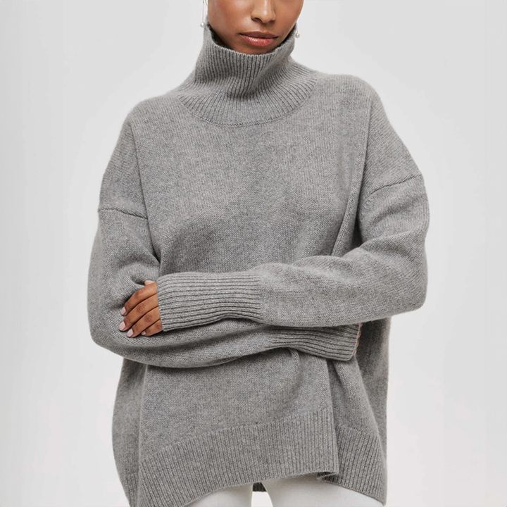 Women's Amelia Elegant Knitted Sweater - Timeless Winter Warmth