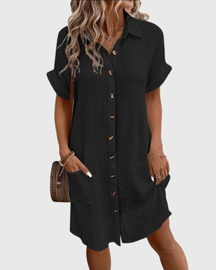 Women's Caroline Relaxed Fit Dress - Everyday Comfort