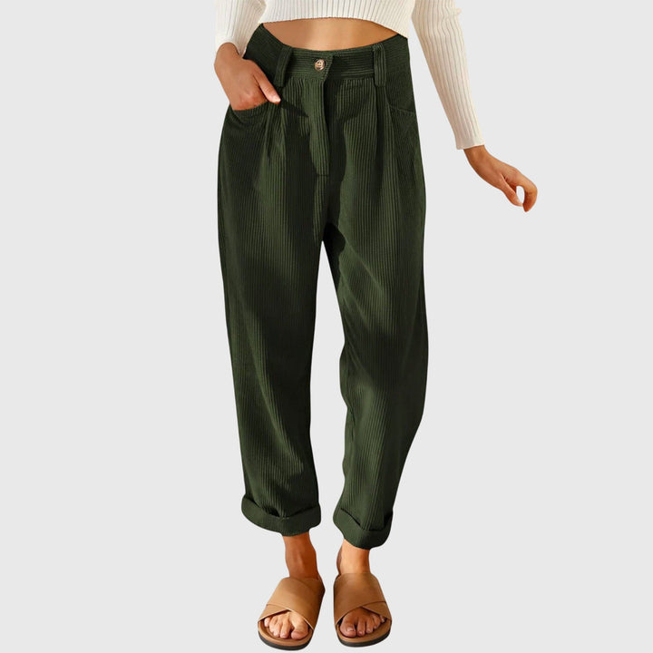 Women's Cord Modern Pants - Everyday Versatile Style