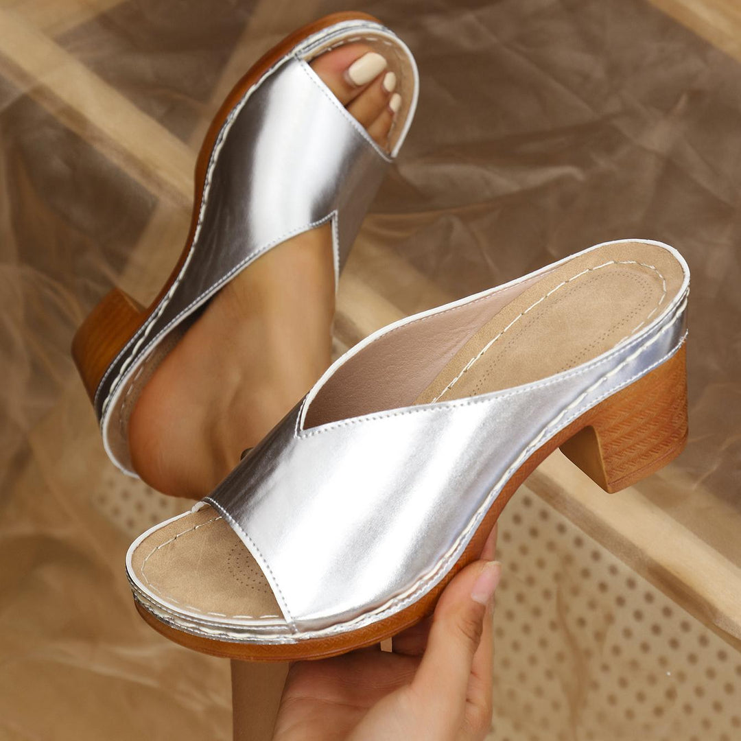 Women's Elegant Orthopedic Sandals - Supportive & Stylish