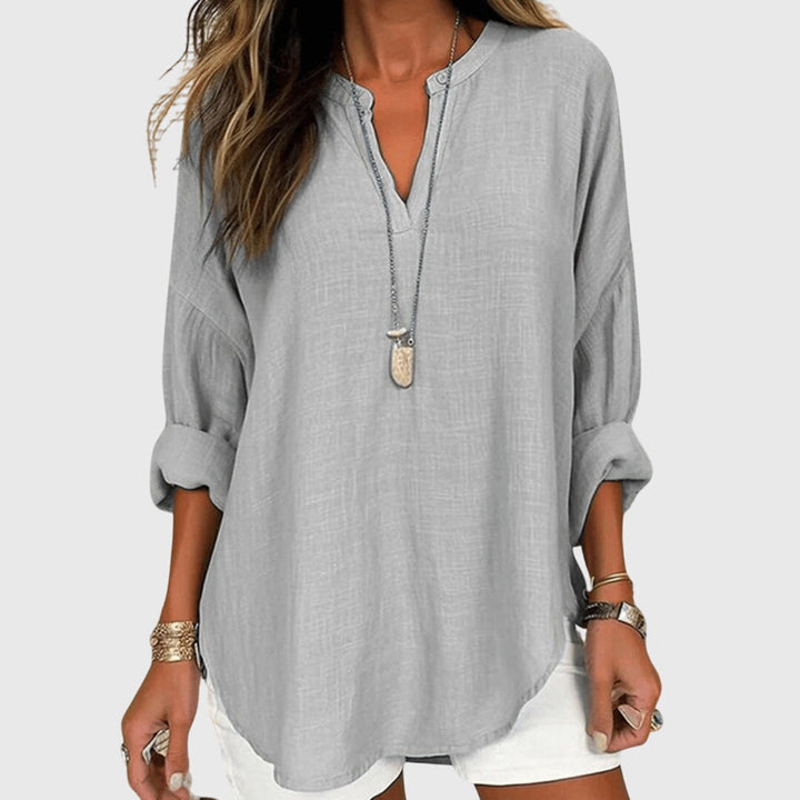 Women's Colette Flowy Elegant Beach Shirt - Effortless Beach Style