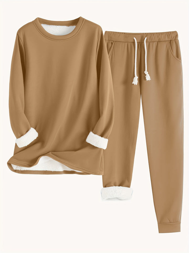 Women's Riley Cozy Fleece-Lined Lounge Set - All-Day Comfort