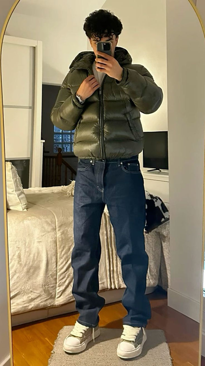 Men's Duck Down Puffer Jacket - Reliable Winter Warmth