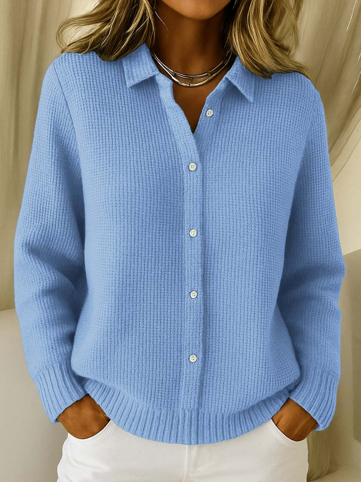 Women's Button-Up Sweater - Cozy Elegance Everyday