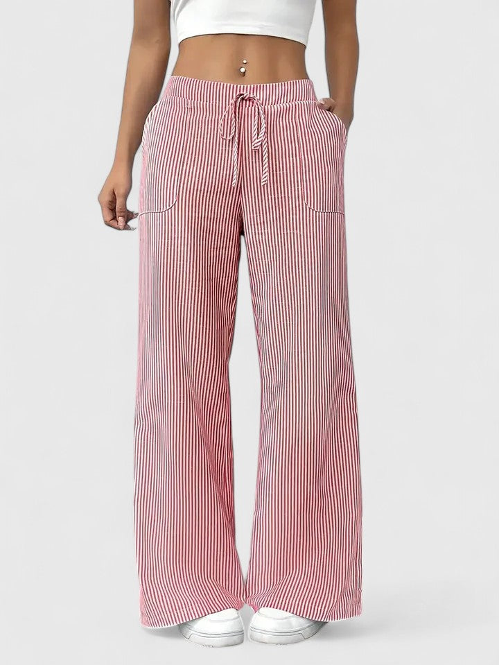 Women's Elegant Wide-Leg Pants - Effortless Comfort & Style