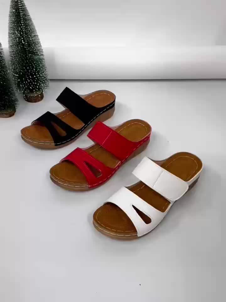 Women's Olive Ergonomic Sandals - Adjustable All-Day Comfort