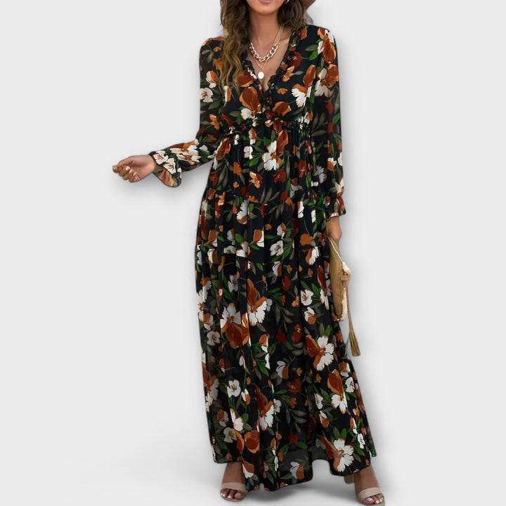Women's Floral Maxi Dress – Elegant, Versatile Day-to-Night