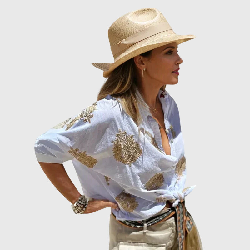 Women's Josie Light and Chic Blouse - Versatile Summer Top