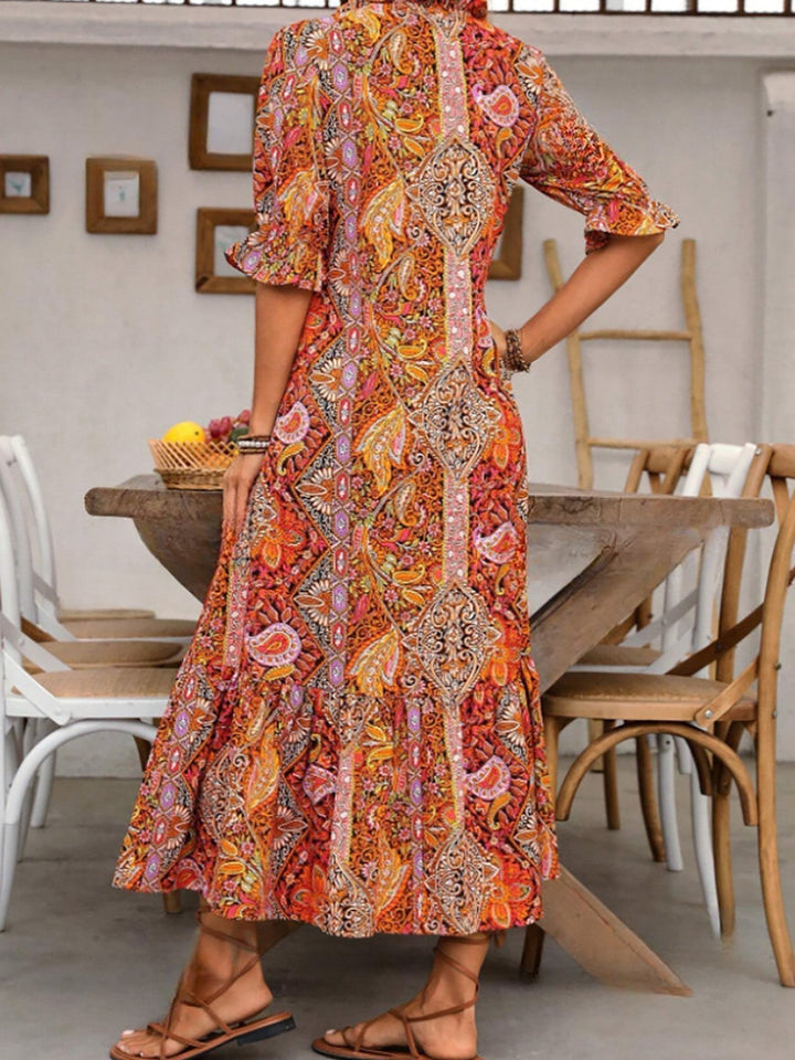 Women's Boho Grace Cotton Dress - Breezy Summer Style