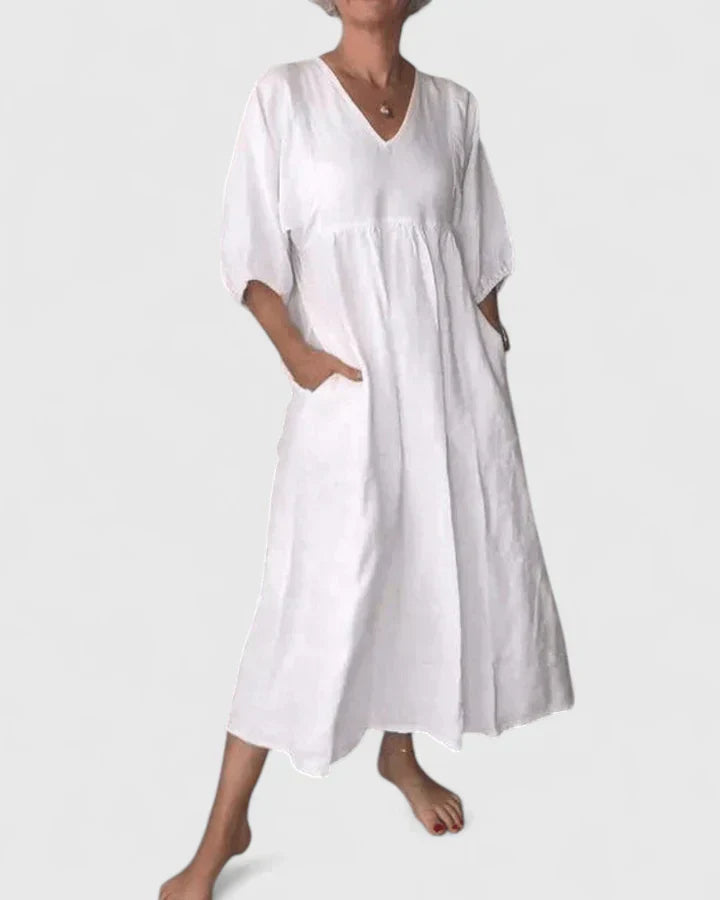 Women's Elegant Sweetheart Maxi Dress - Lightweight Summer Style