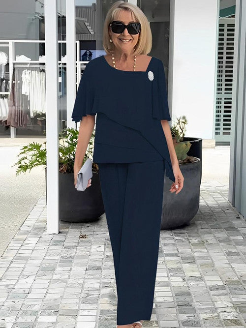 Women's Soft & Comfortable Two-Piece Set - Everyday Elegance