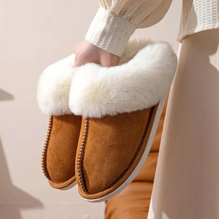 Women's Hailey Fur-Lined House Slippers - Cozy Warmth